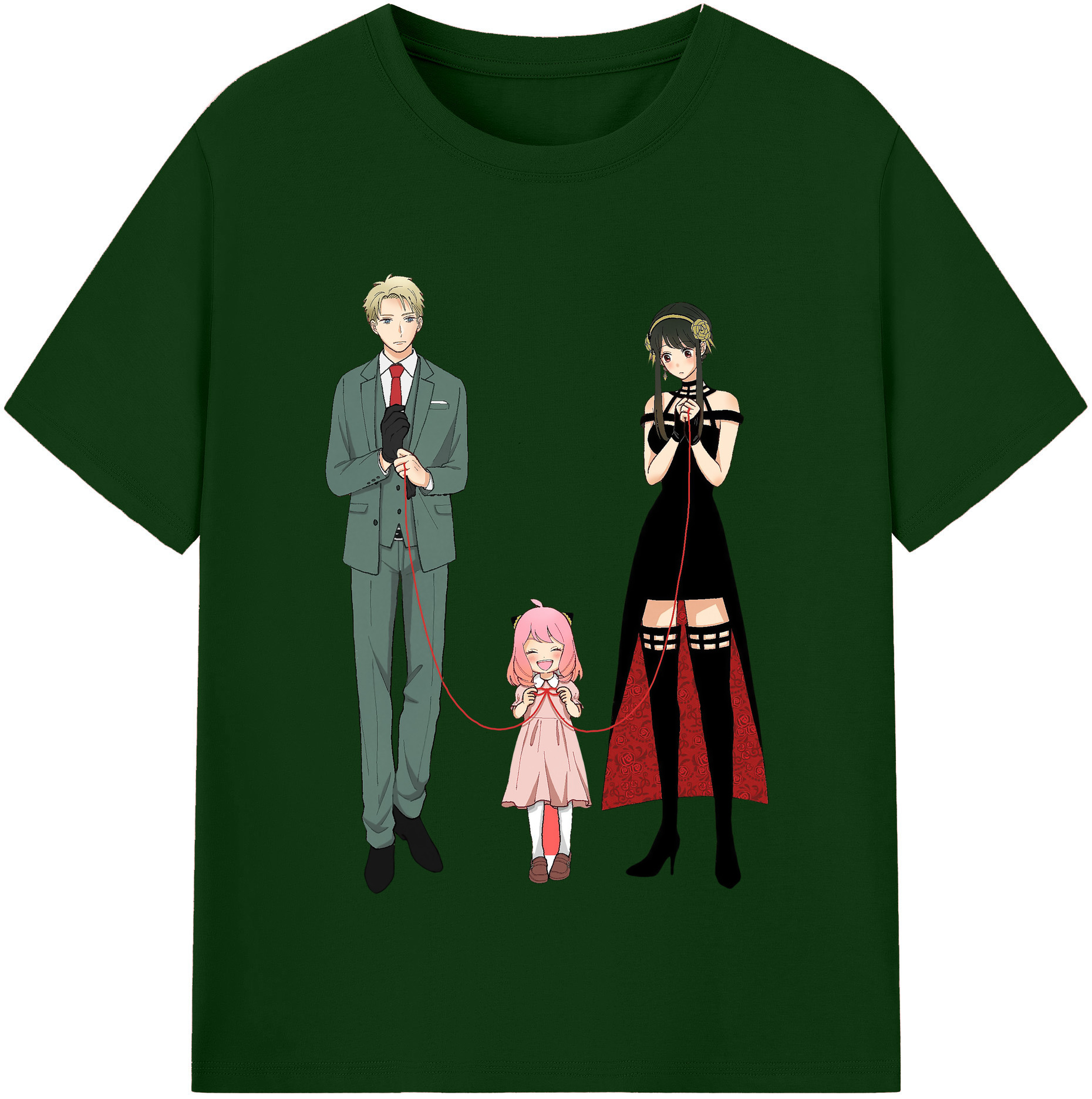 （画像用） SPY×FAMILY间谍家家酒 綿100％半袖Tシャツ（フロントプリント）